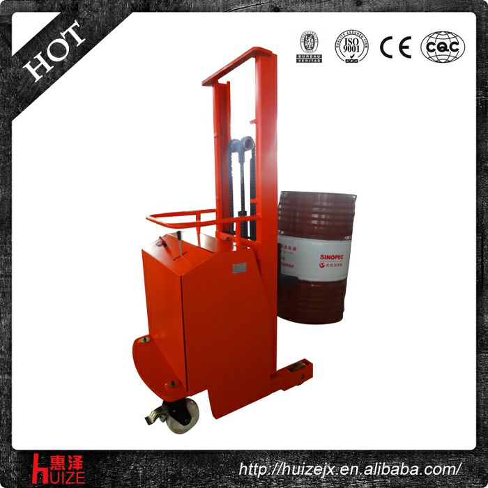 2半電動配重油桶車（無底腿，只堆垛，不翻轉(zhuǎn)）